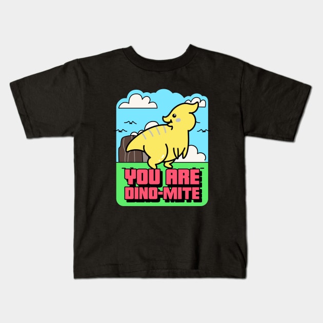 You Are Dino-Mite | Funny Kids T-Shirt by KidsKingdom